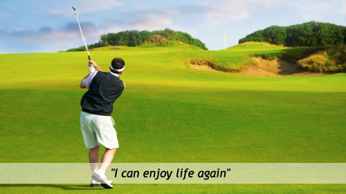 I can enjoy life again